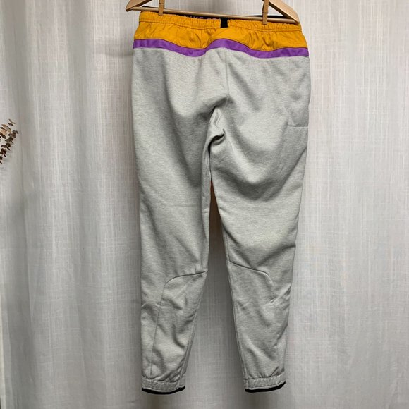 Mens Nike Therma Training Pants, grey purple orange, Mens Medium - Picture 7 of 12